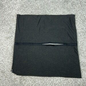 Lululemon‎ Scarf Womens One Size Black Square Snap Button Neck Wrap Vinyasa